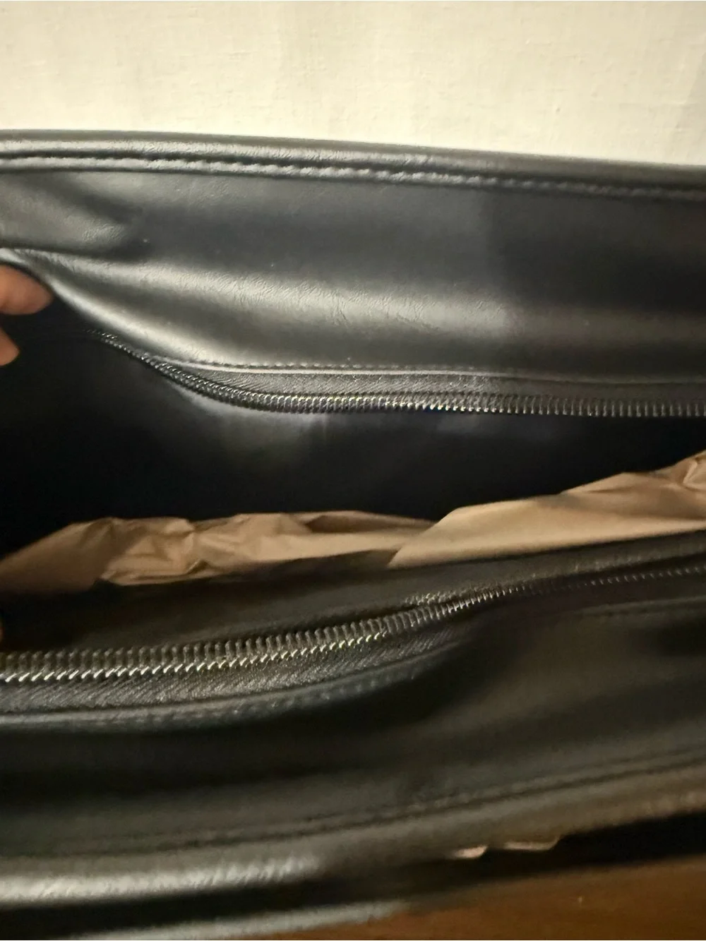 Black Men's Laptop Briefcase - Classic Business Bag
